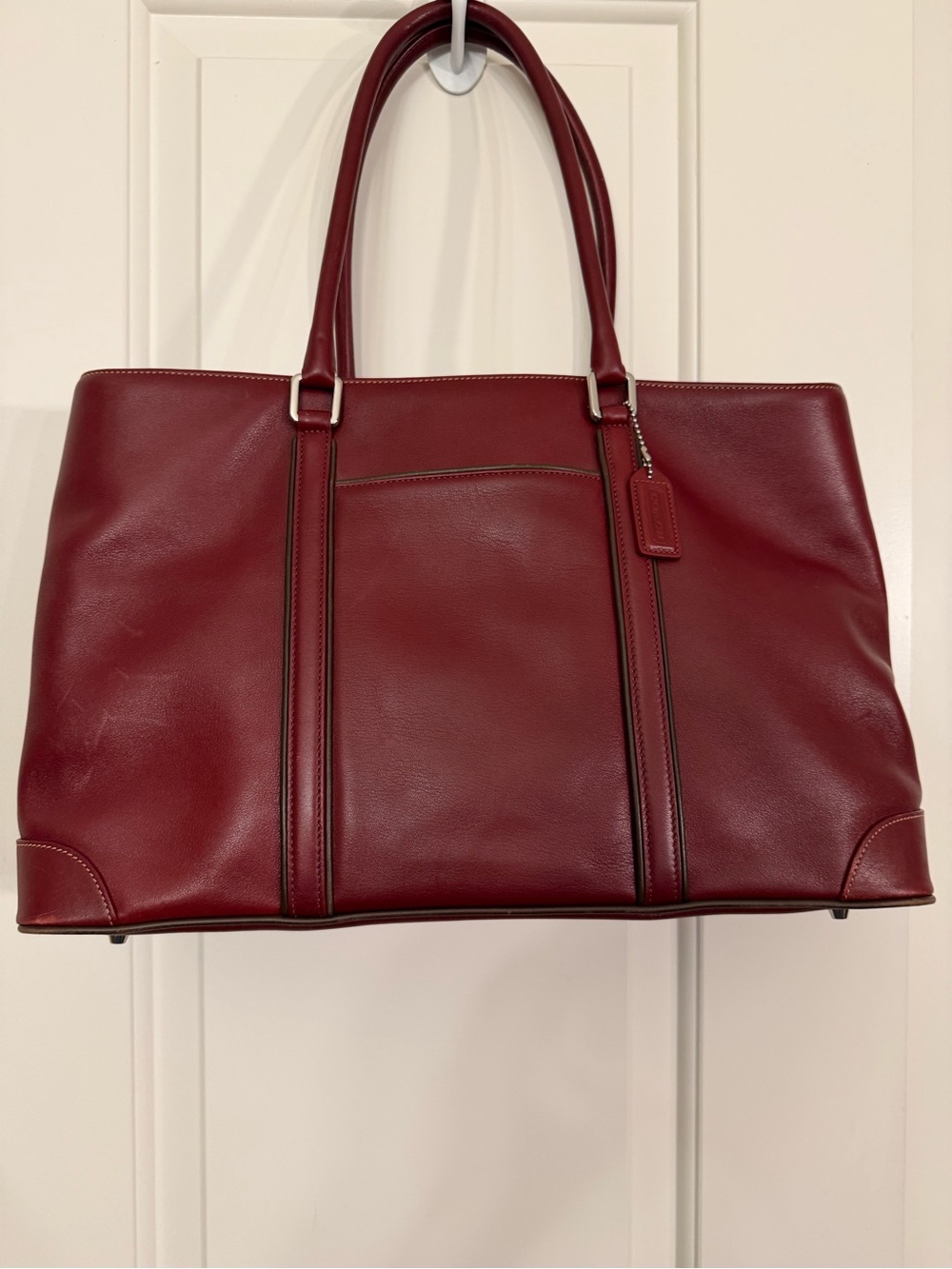 Vintage Coach Hamptons Leather Business Carryall